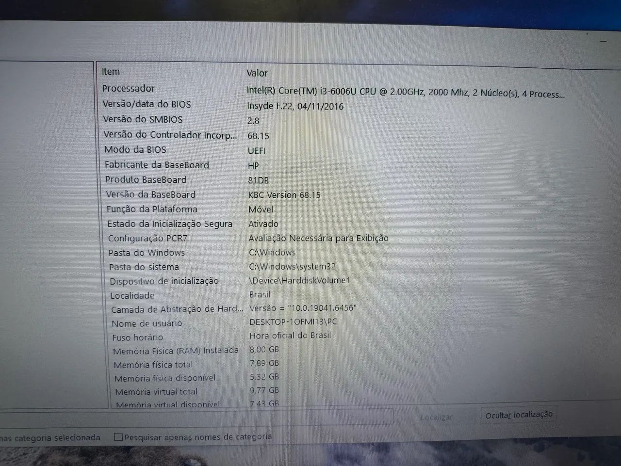 Notebook HP i3-6006u 120gb 8gb - Foto 4