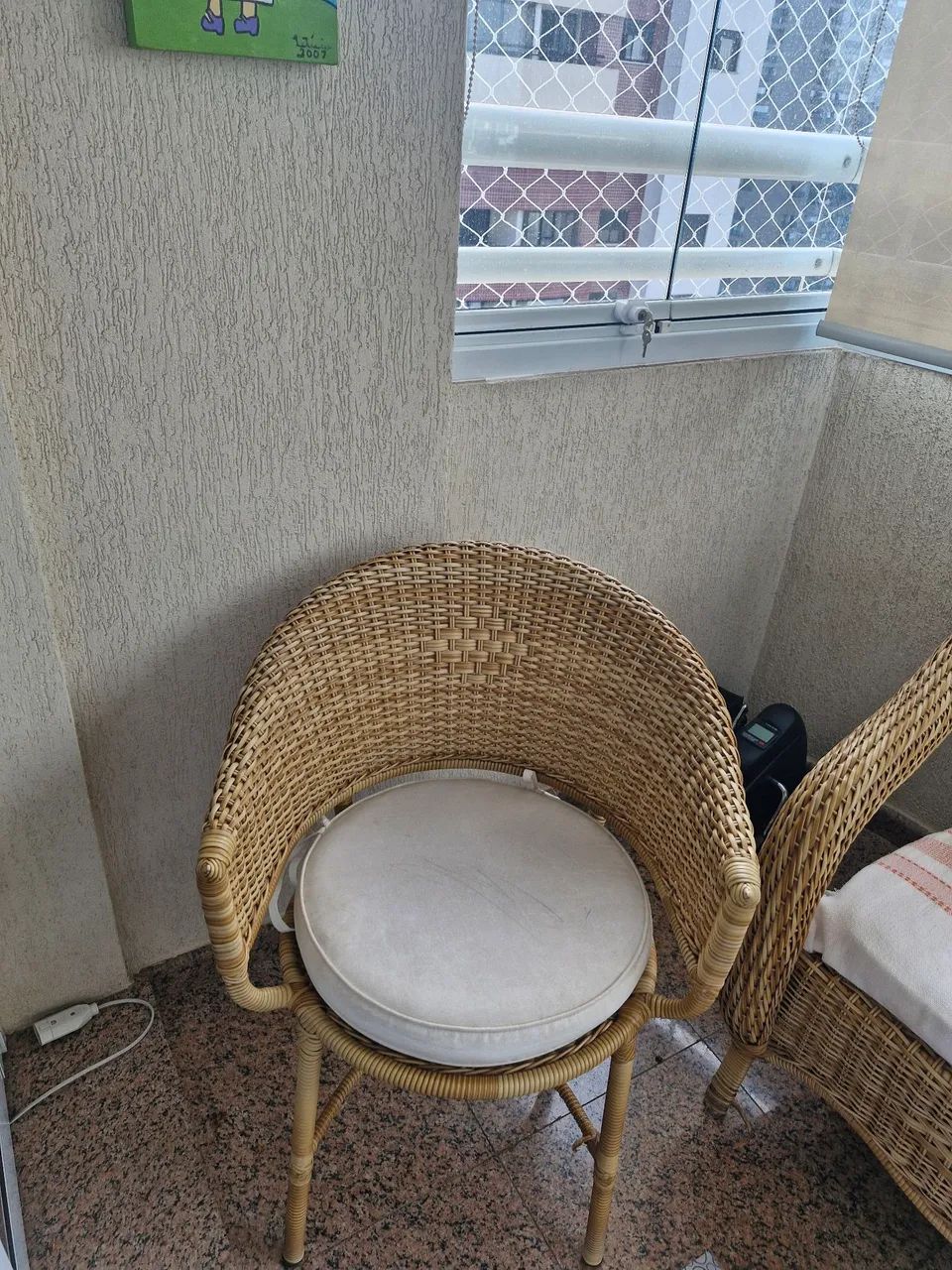 Namoradeira 2 lugares e 1 Poltrona em Vime - Foto 2