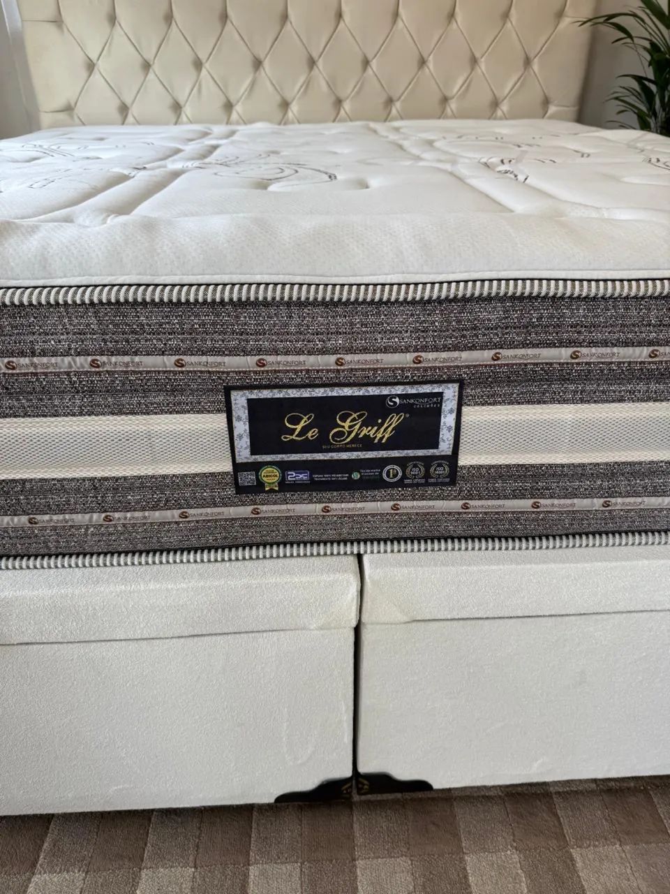 Cama box SUPER KING BAÚ COM COLCHÃO E CABECEIRA - Entrego!  - Foto 4