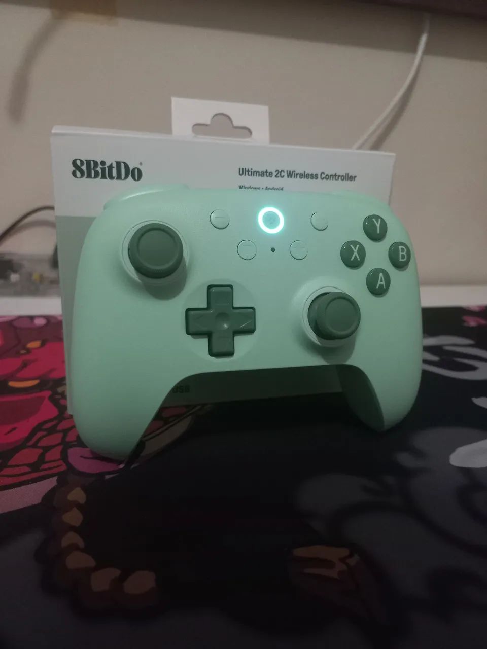 Controle 8BitDo Ultimate 2C verde (novo) - Foto 4