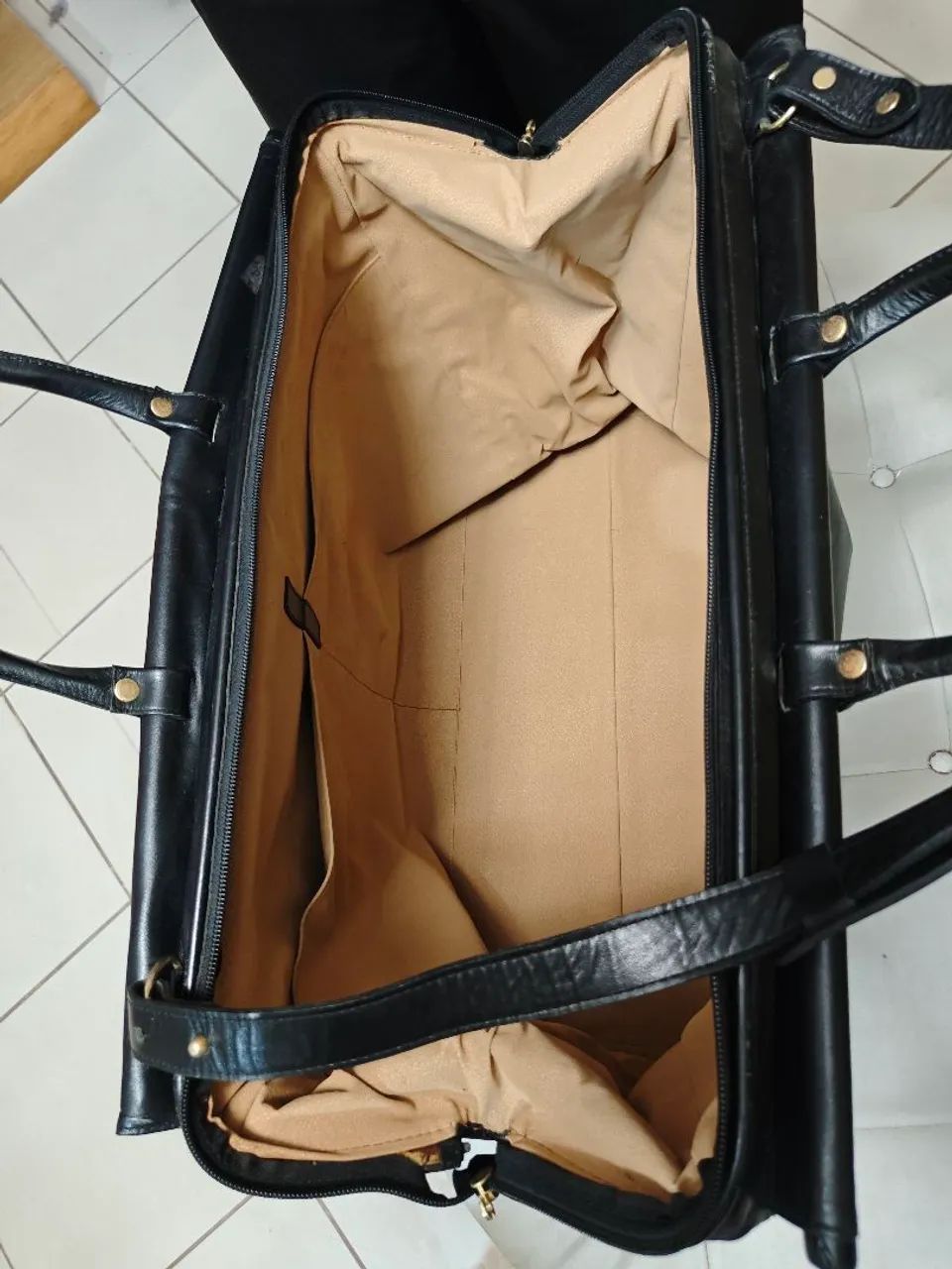 Bolsa de viagem em Couro Datteli - Foto 4