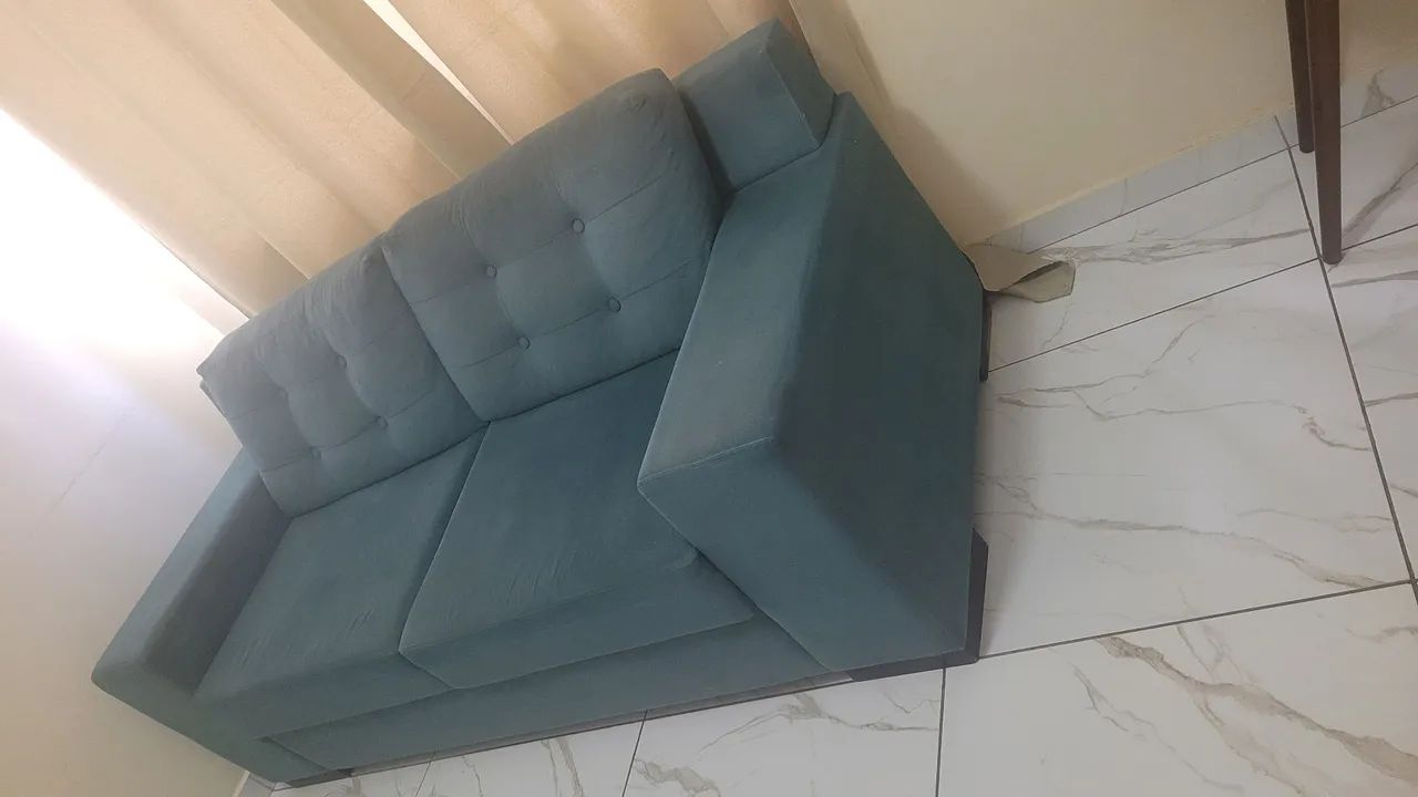 Vendo sofá 210m. Em ótimo estado Espuma D 33. - Foto 3