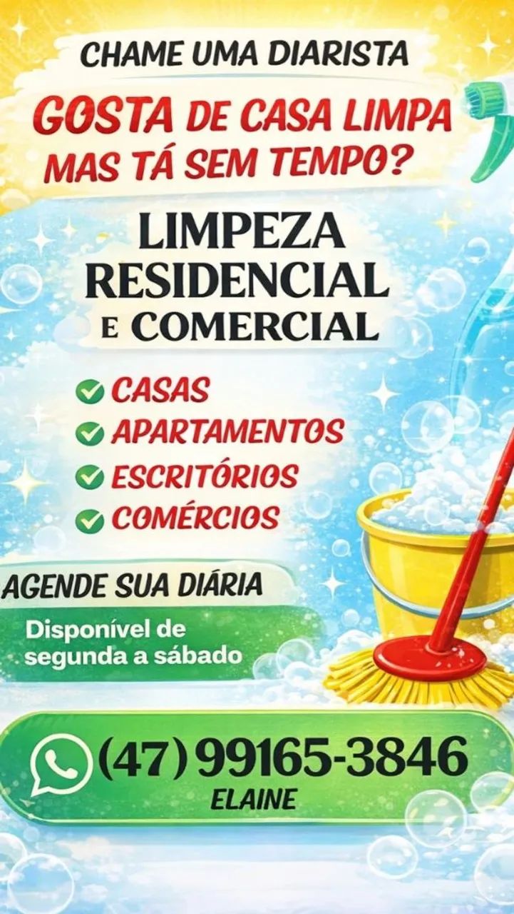 Sua casa limpa e renovada 