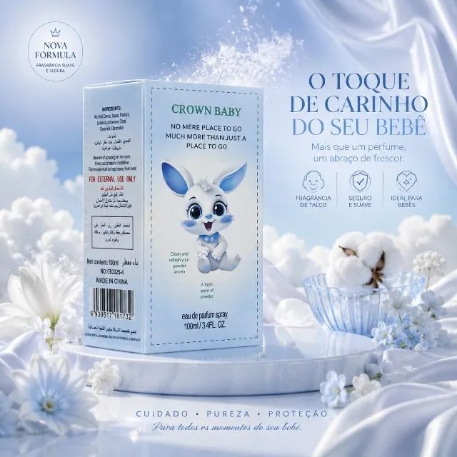 perfume infantil crown baby original 100 ml  - Foto 5