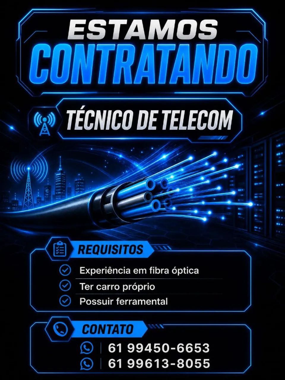 Técnico de telecom.