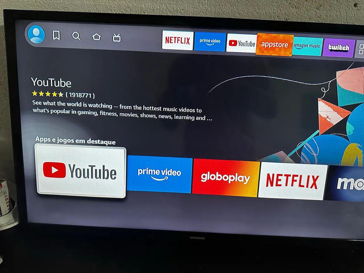 Smart tv Samsung 32 pol  - Foto 3