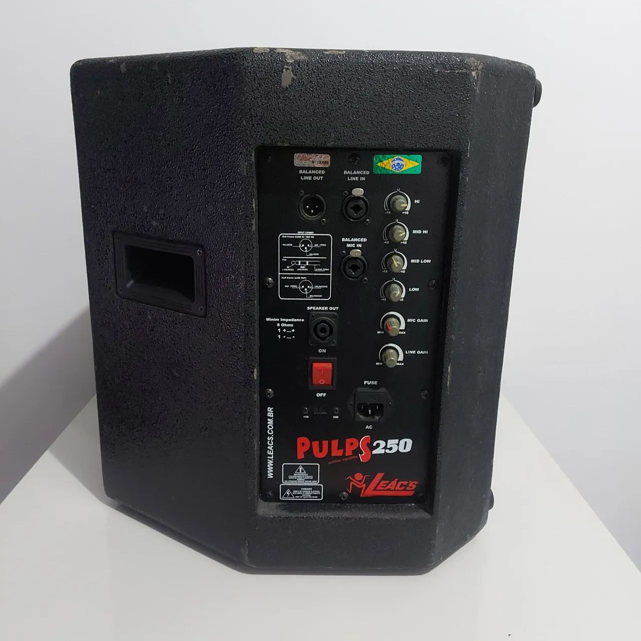 Caixa Ativa Leacs Pulps 250 - 160W RMS (10 Pol) - Profissional/Madeira - Foto 2