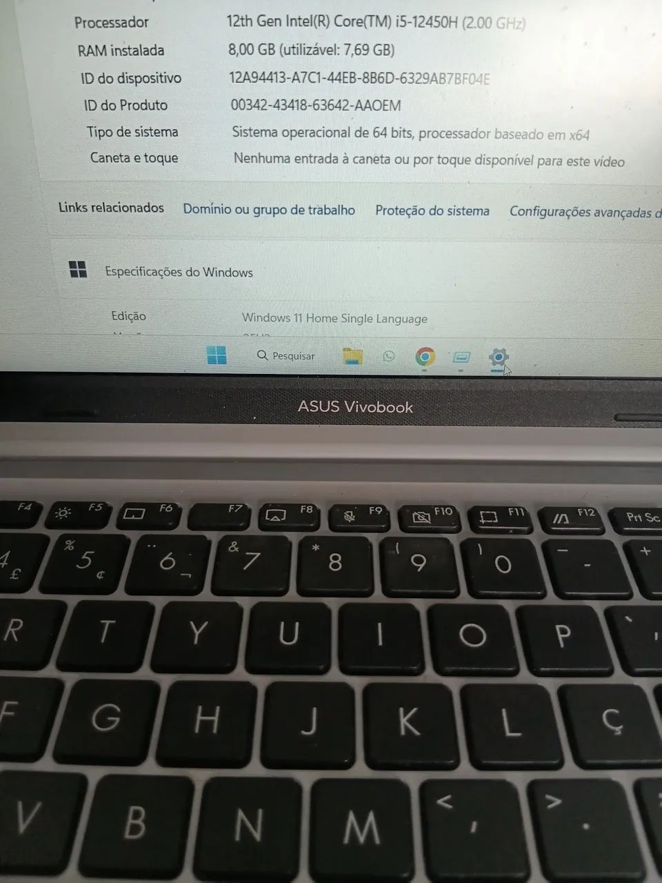 Notebook vivobook