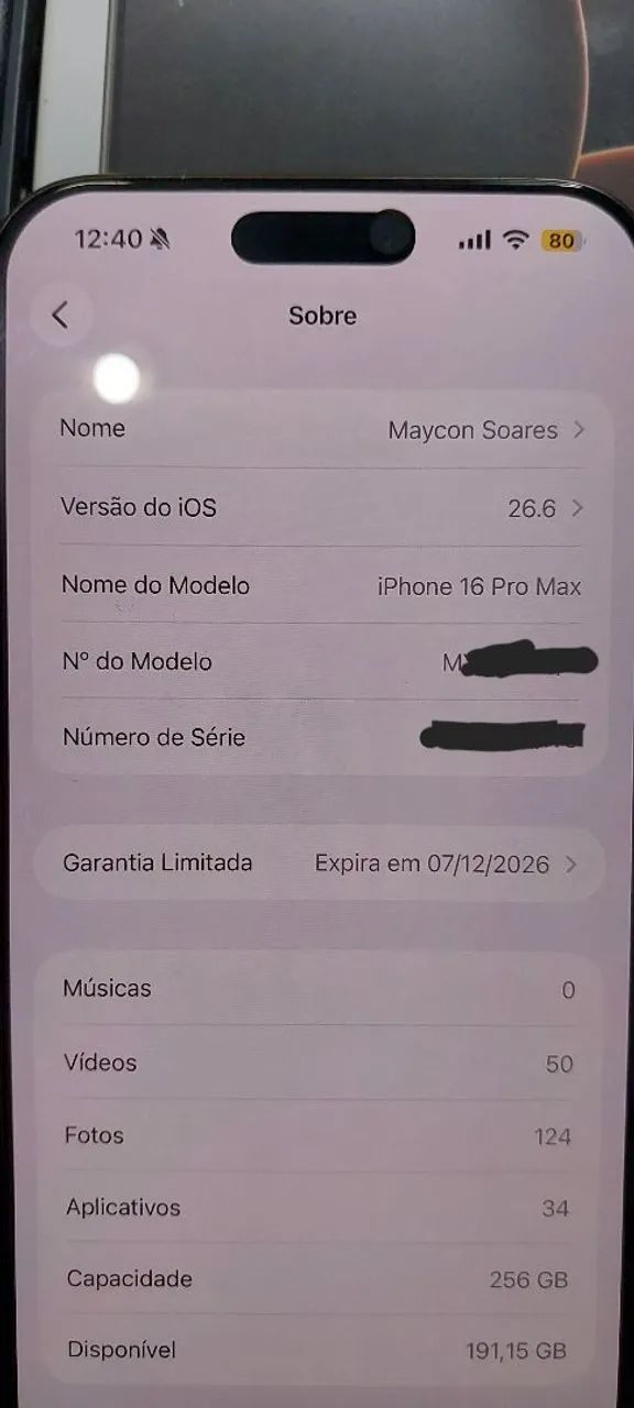 iPhone 16 Pro Max 256GB - Foto 5