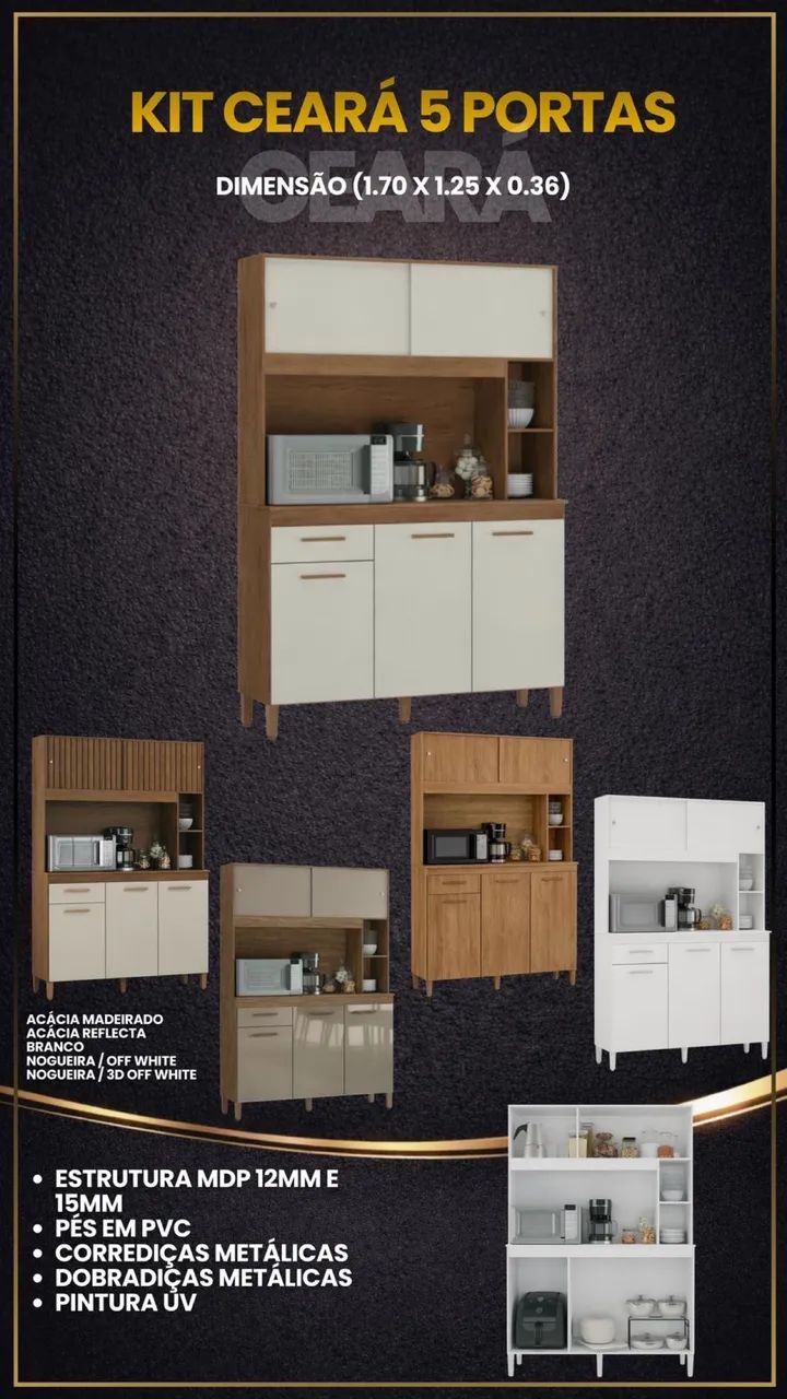 Kit Ceara 5 Portas Novo 