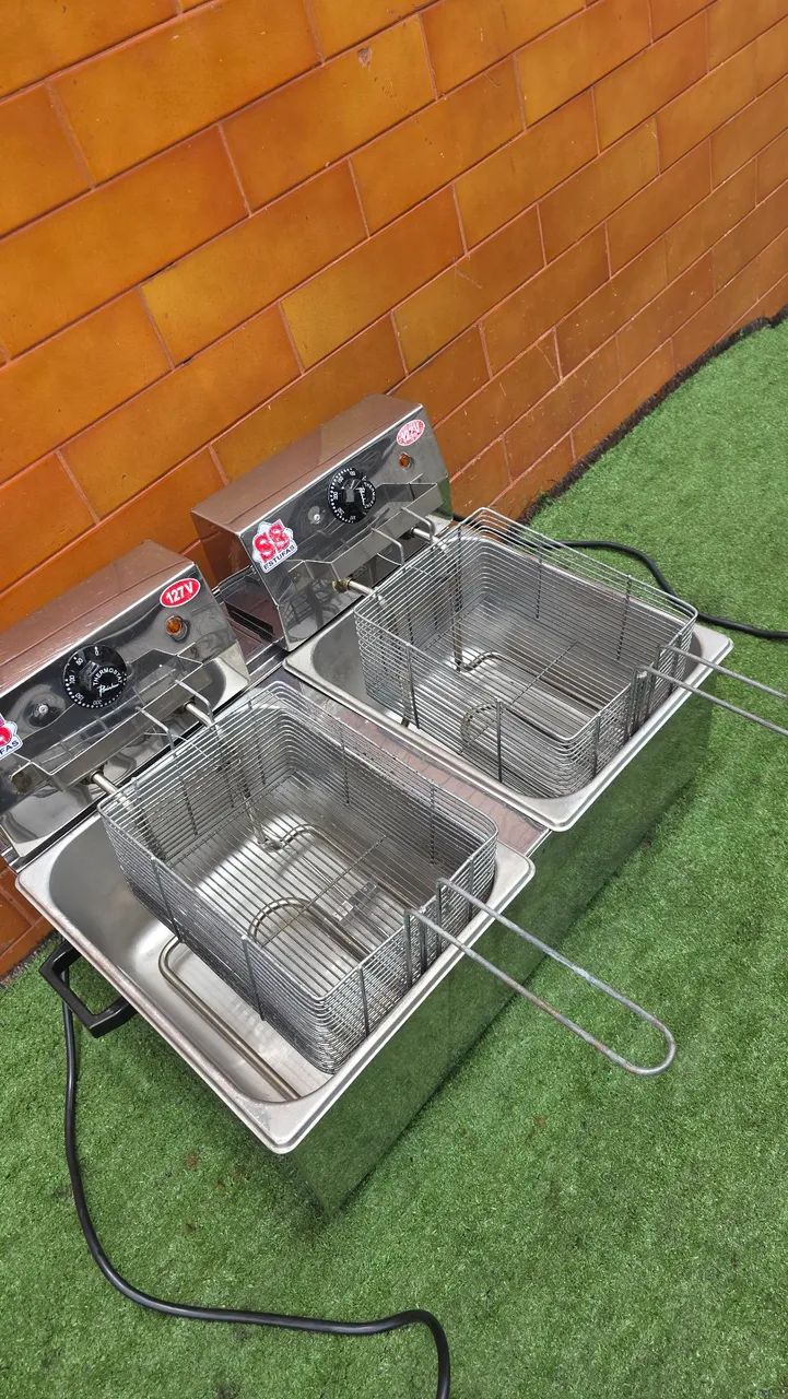 Fritadeira industrial inox 127v - Foto 2