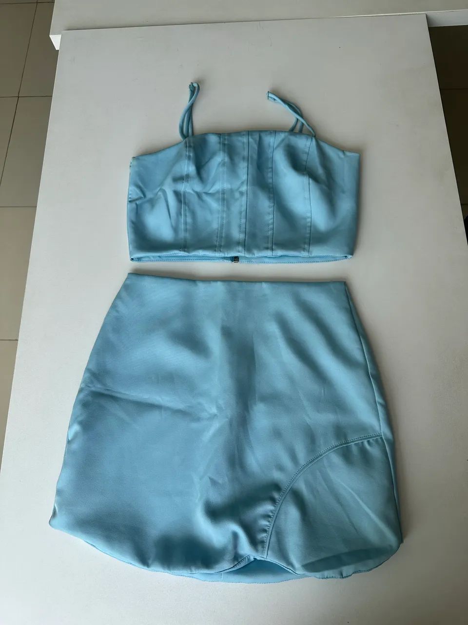 Conjunto Saia Azul - TAM P - Foto 3