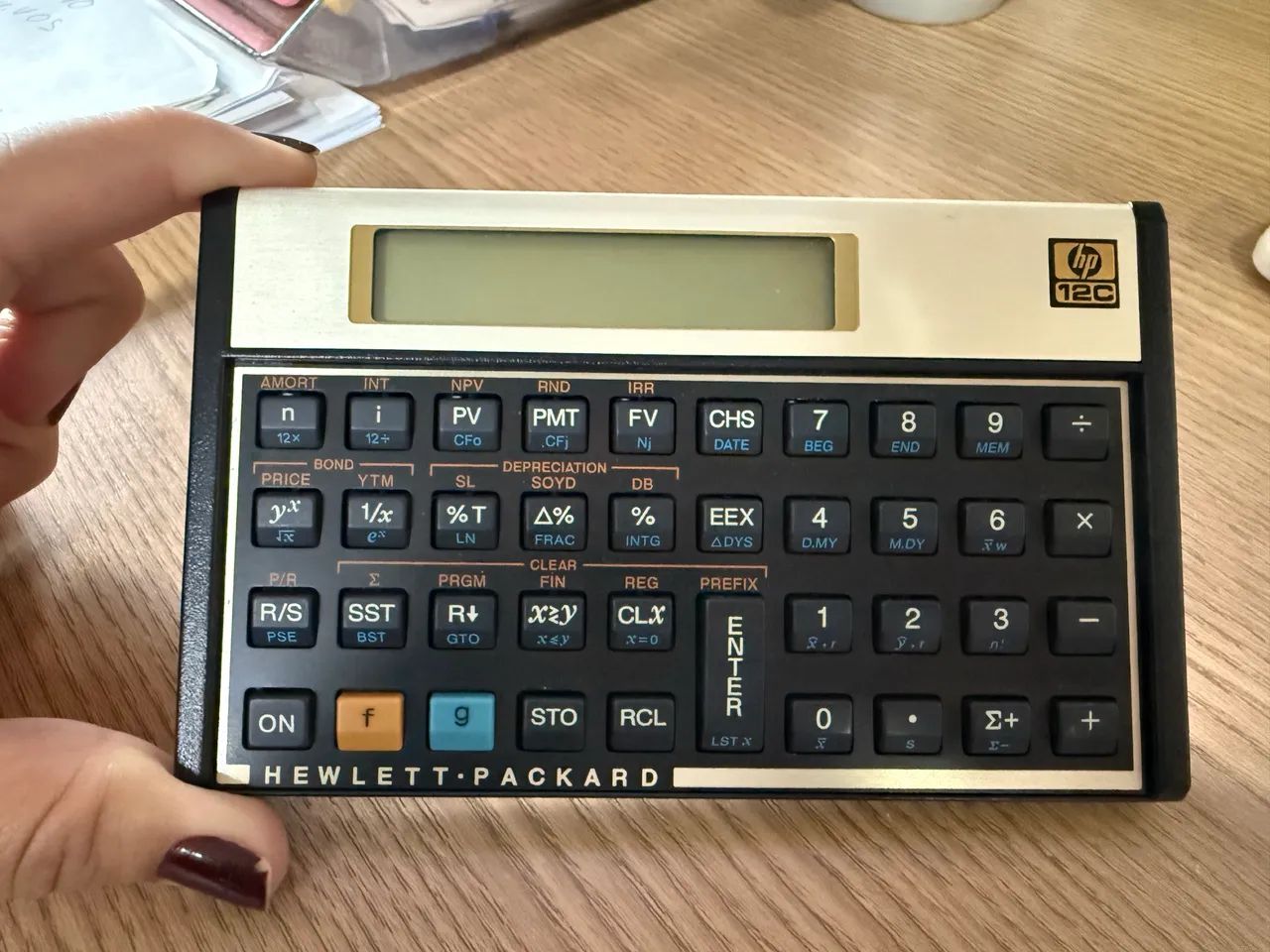 Calculadora HP 12C em estado de nova  - Foto 3