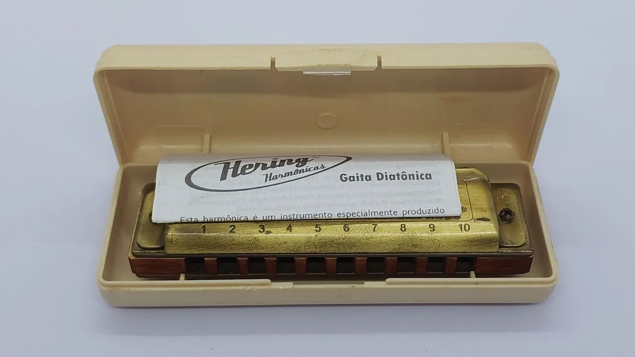 Hering Vintage Harp em Dó- Estado de nova - Foto 4