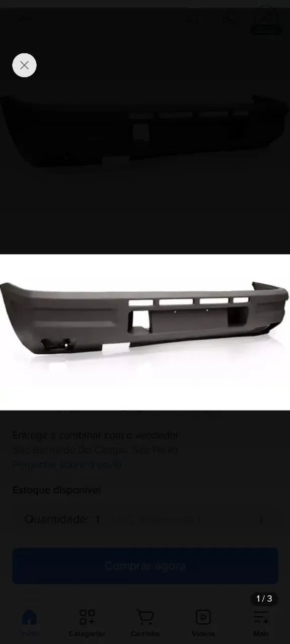 Parachoque dianteiro iveco daily 3510/3513/4912