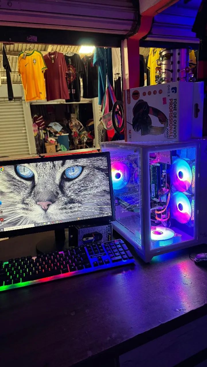Computador Gamer completo i5 16 tela 22"gb 