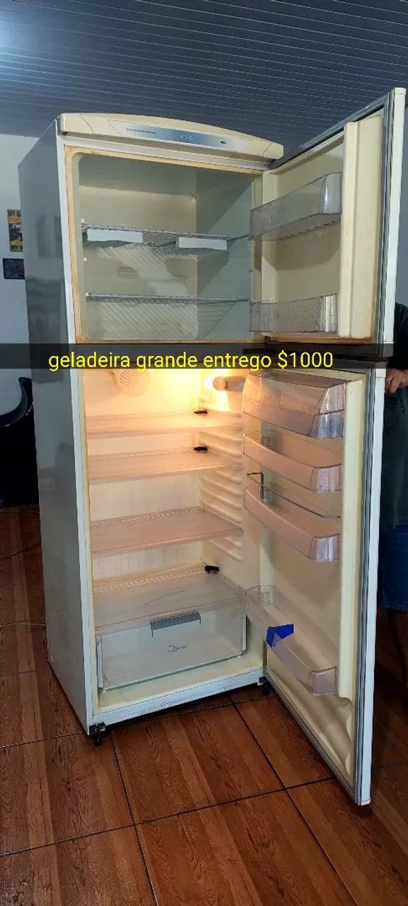 Geladeira dúplex grande entregamos 