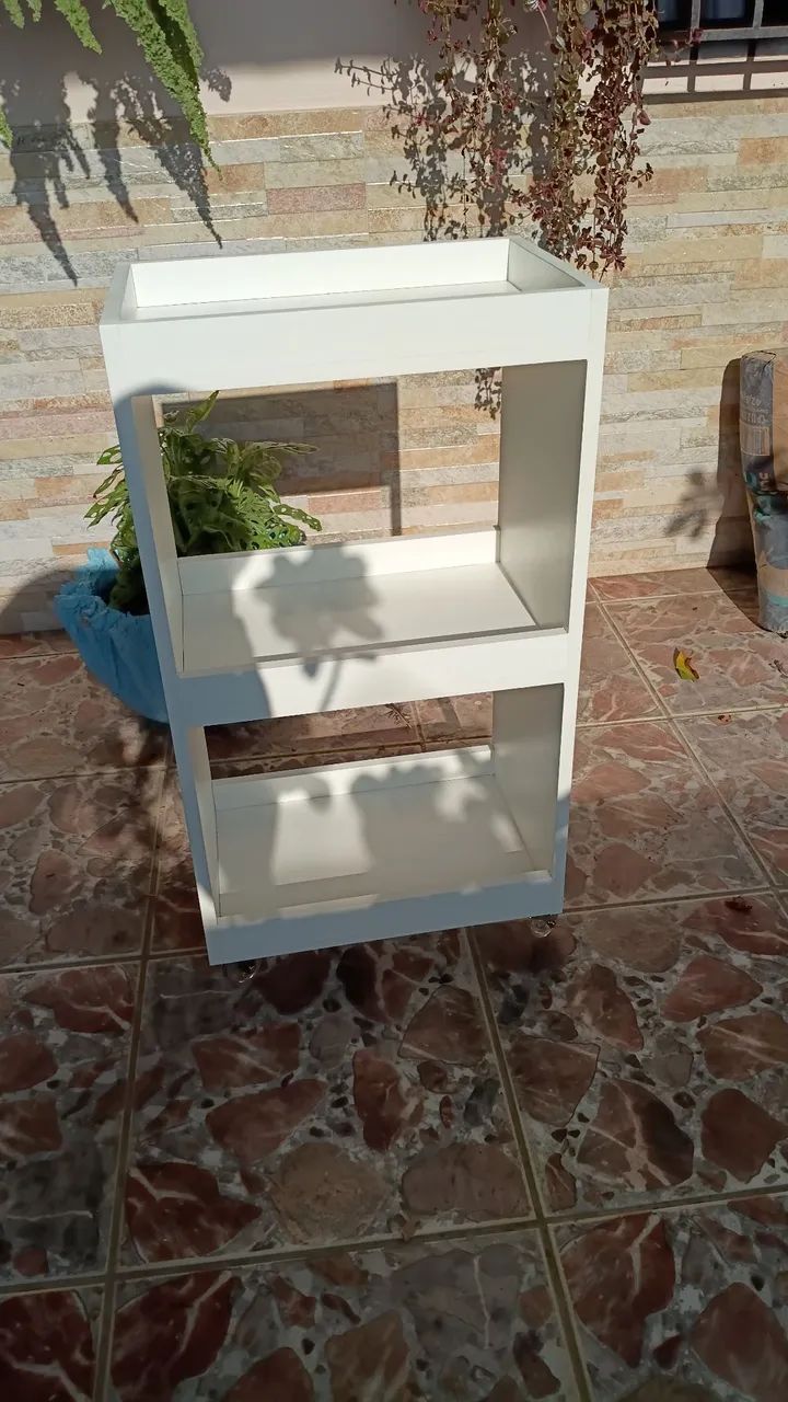 Carrinho Auxiliar de MDF Grande 160$  - Foto 5