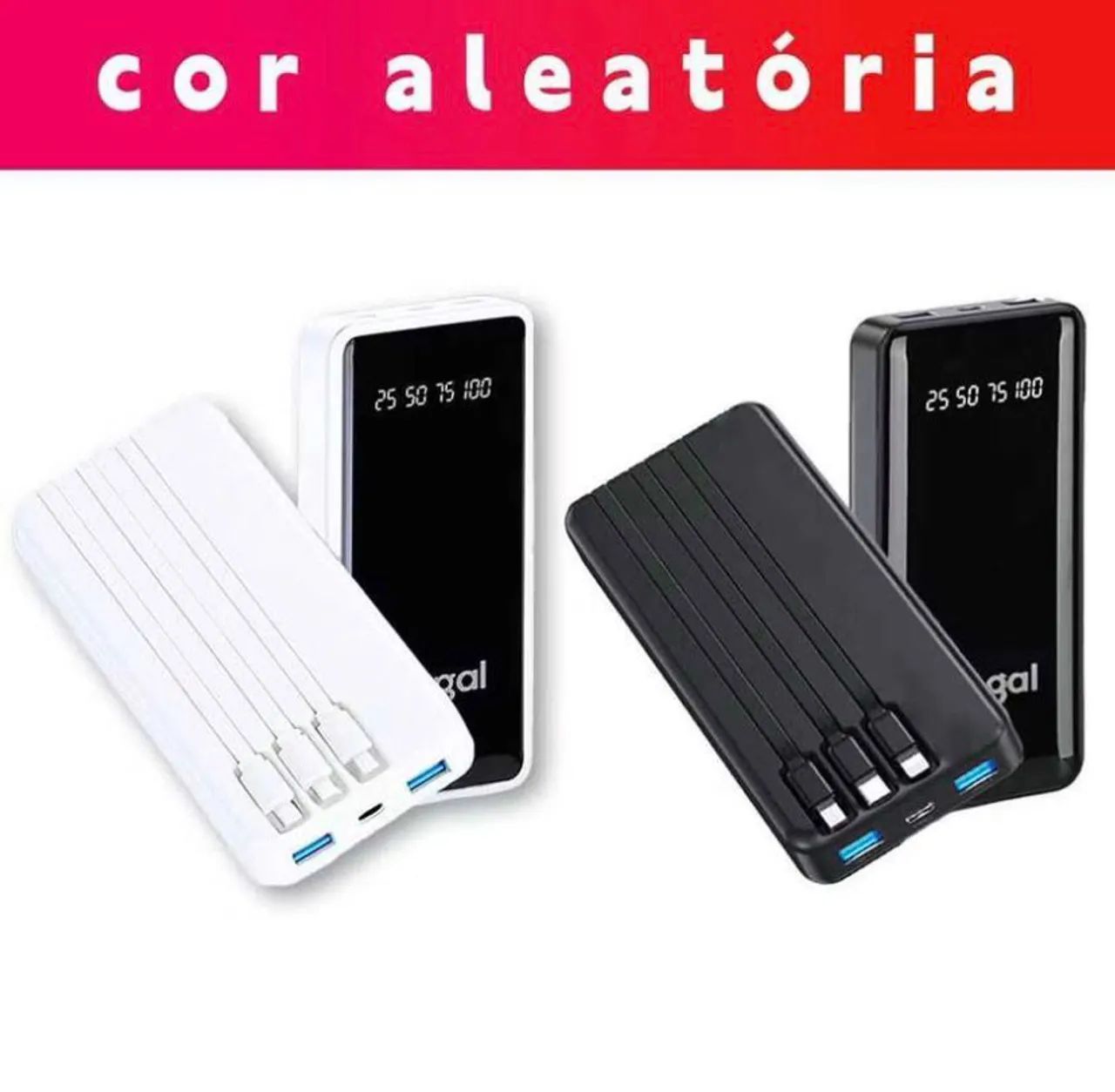 Carregador Portátil com 3 entradas - Foto 4