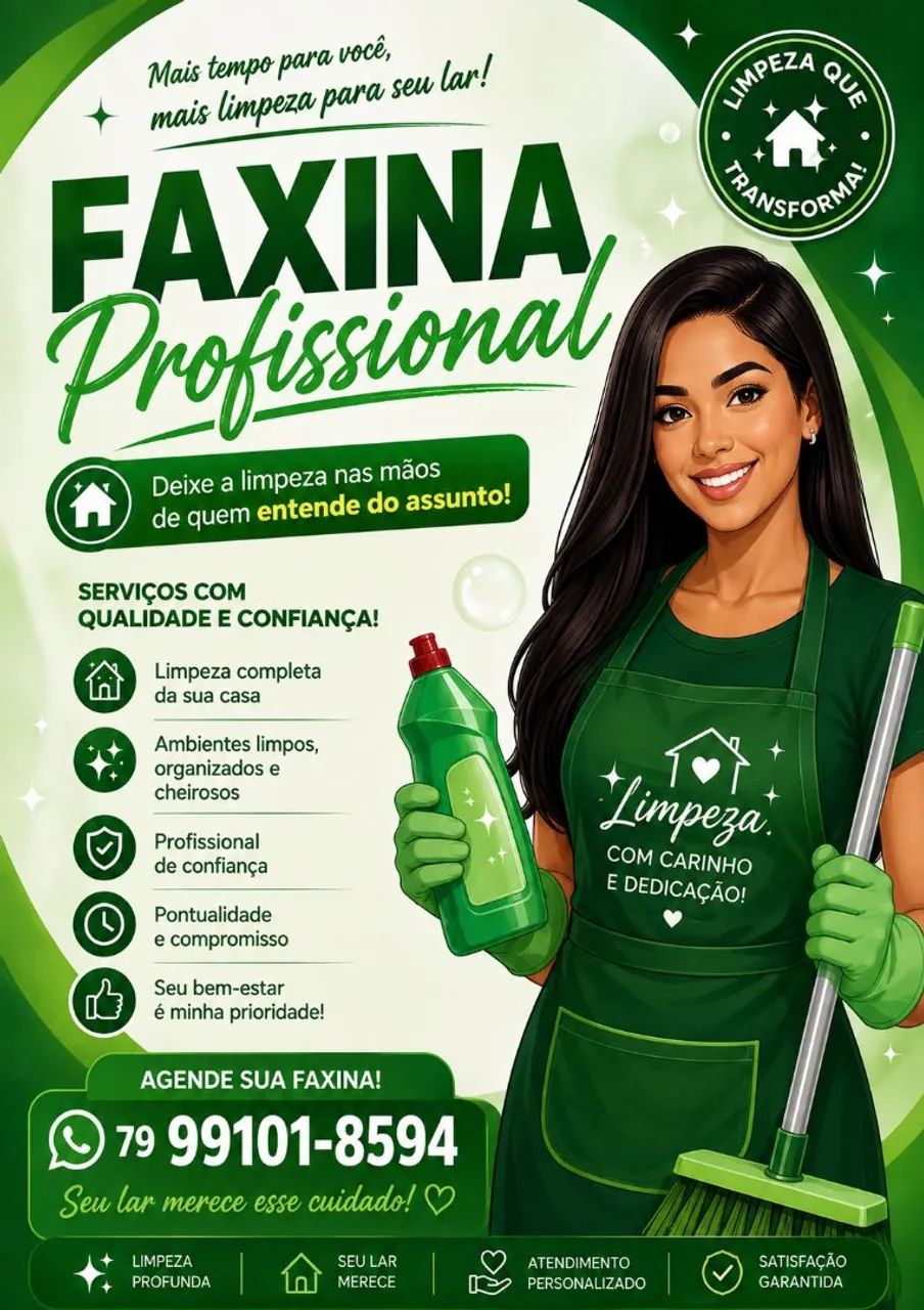 Faxina em Americana e região por perto 