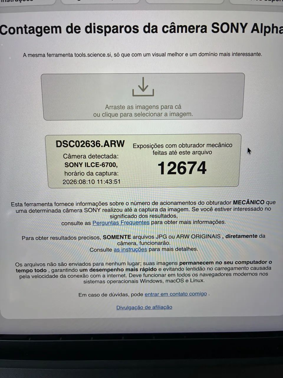 Câmera a Sony  - Foto 5