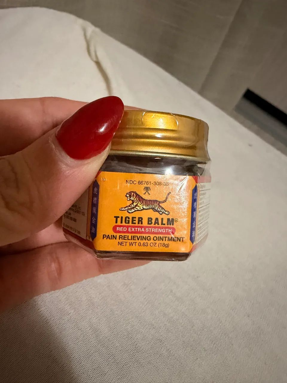 Tiger Balm Red Extra Strength 18g Original EUA - Foto 2