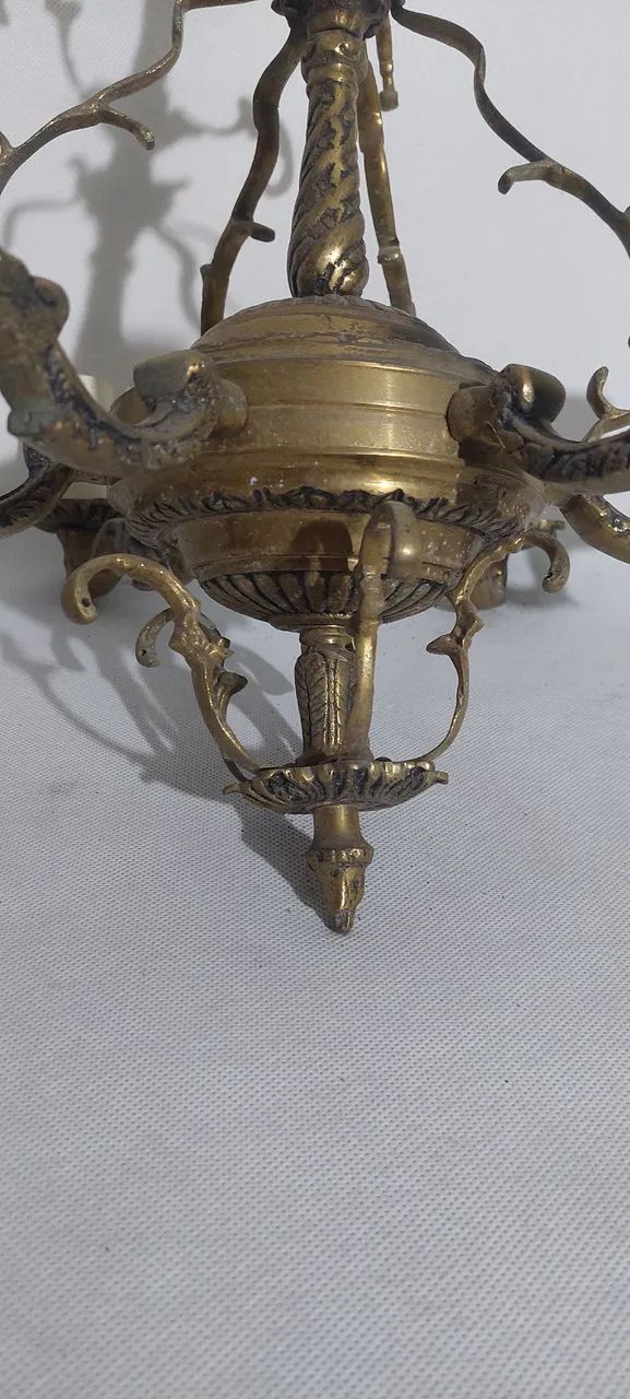 Lustre Bronze Luiz XV  - Foto 3