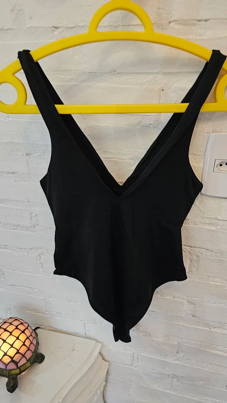 Colant zara preto super decote - Foto 4