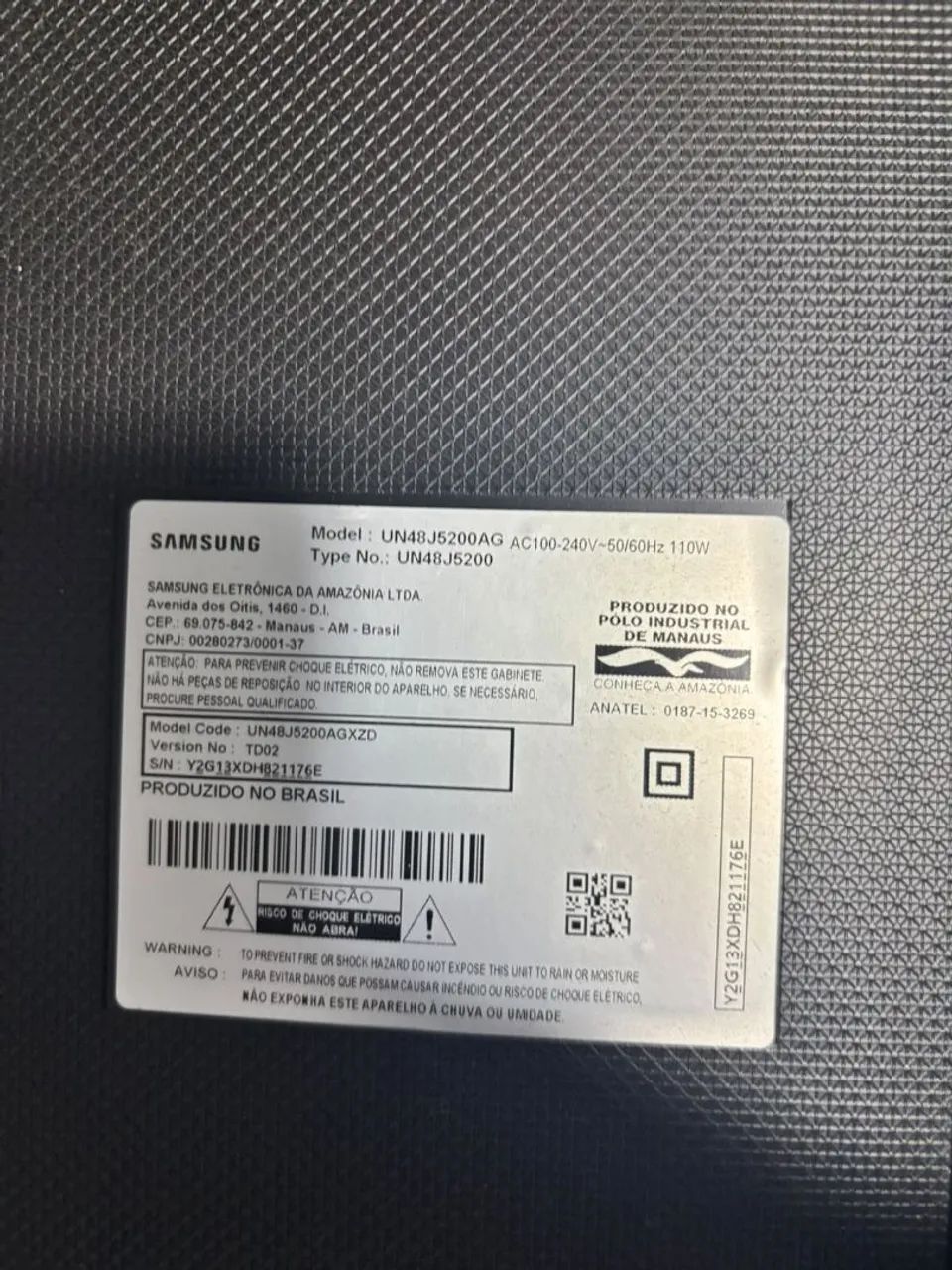 Smart TV Samsung LED de 48 polegadas (Modelo: UN48J5200AG) - Foto 2