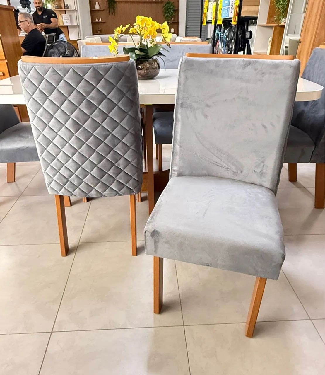 Mesa de Jantar 180x90 6 Lugares 100% MDF Pronta Entrega  - Foto 5