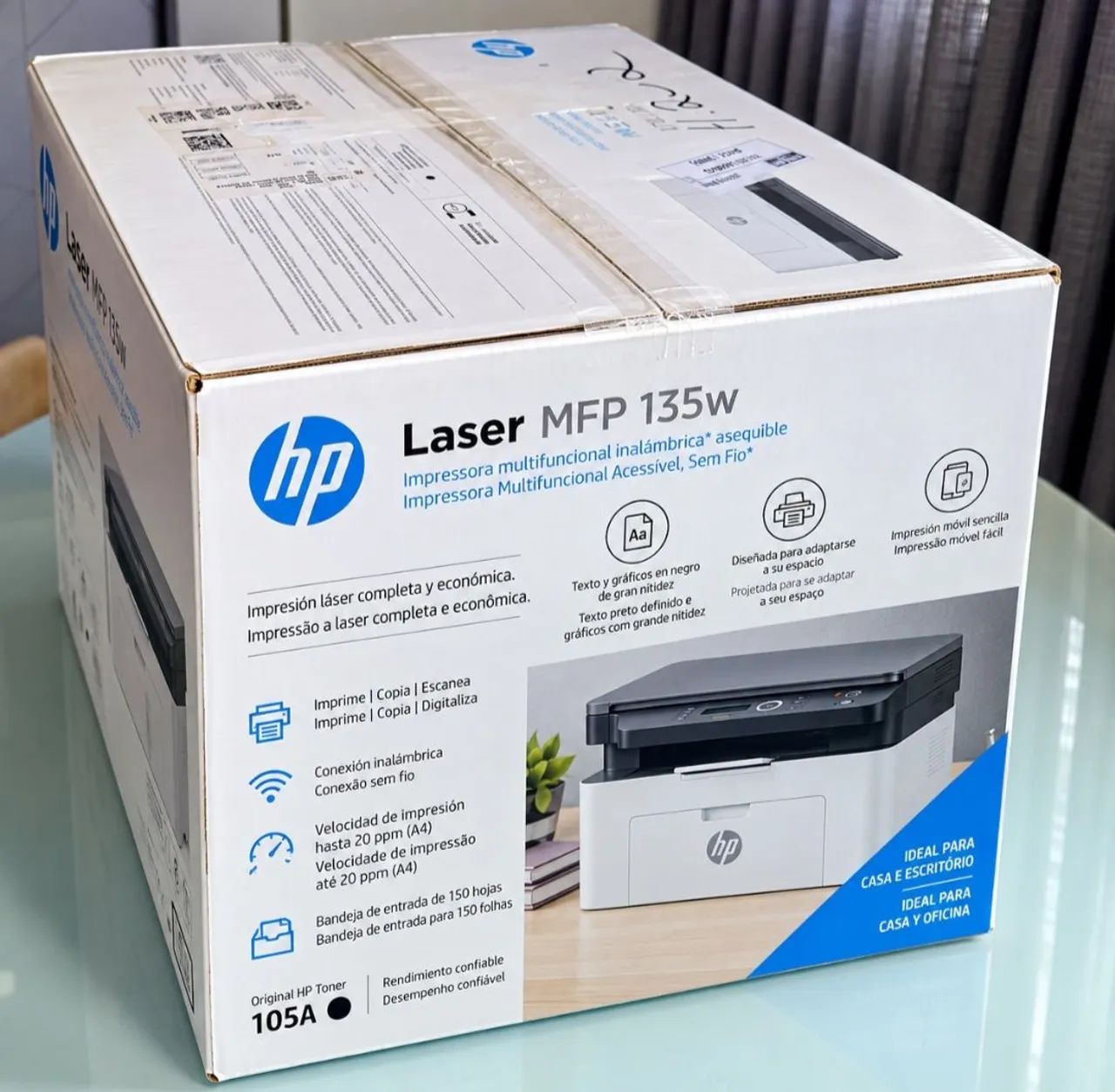 Impressora HP Laser MFP 135w - Multifuncional Wi-Fi - Foto 2