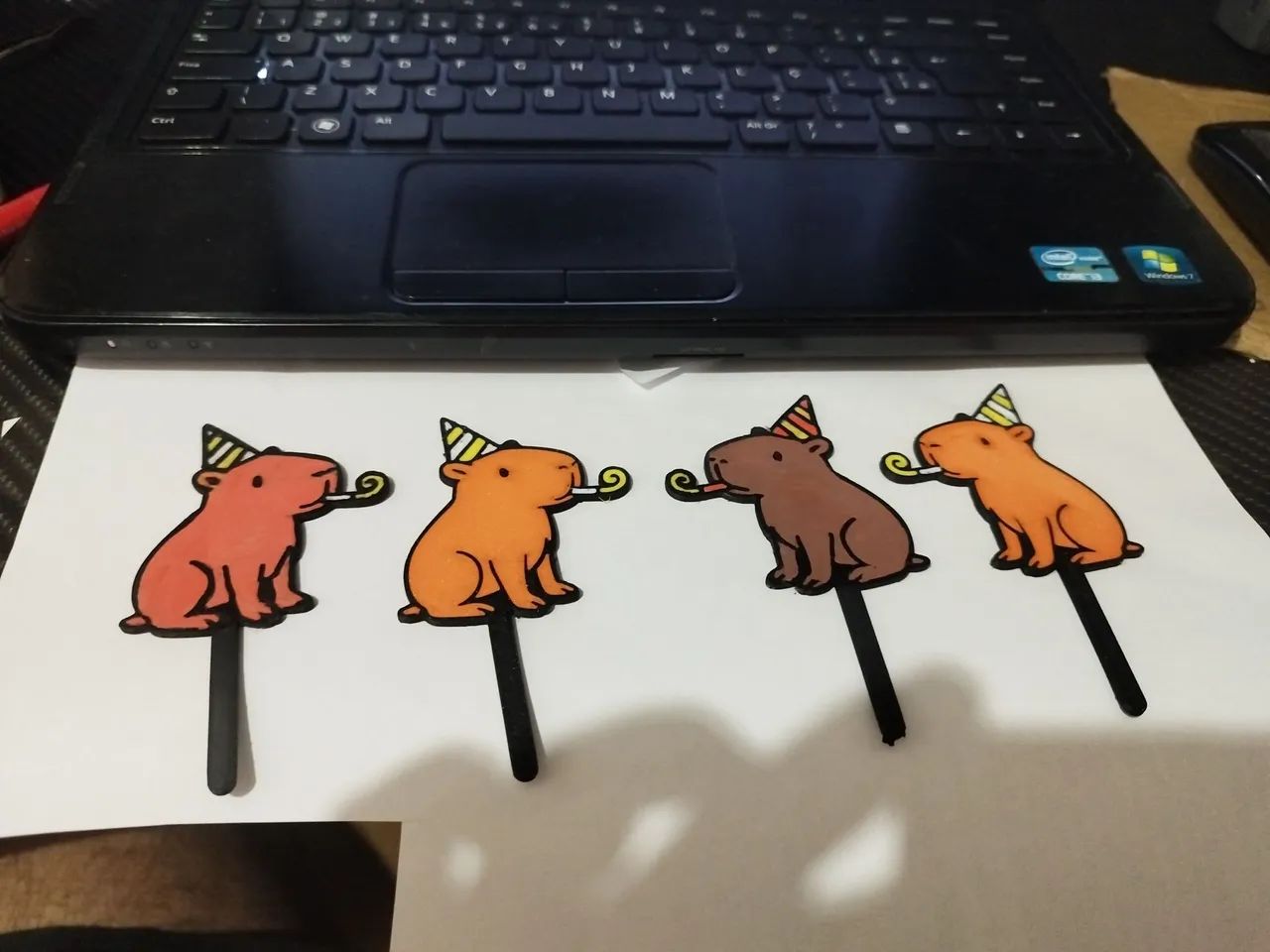 TOPPER PARA BOLO CAPIVARA  - Foto 2