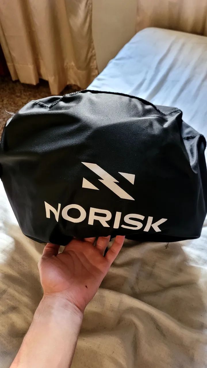 Rilna『即購入OK』 CAPACETE NORISK RAZOR BLACK EDITION IMPECÁVEL - Peças para motos