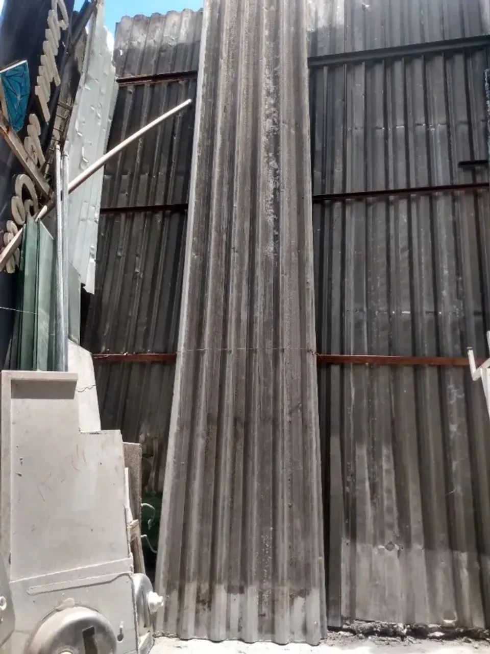 telha galvanizada 3,50x1,07 / retirar vila formosa