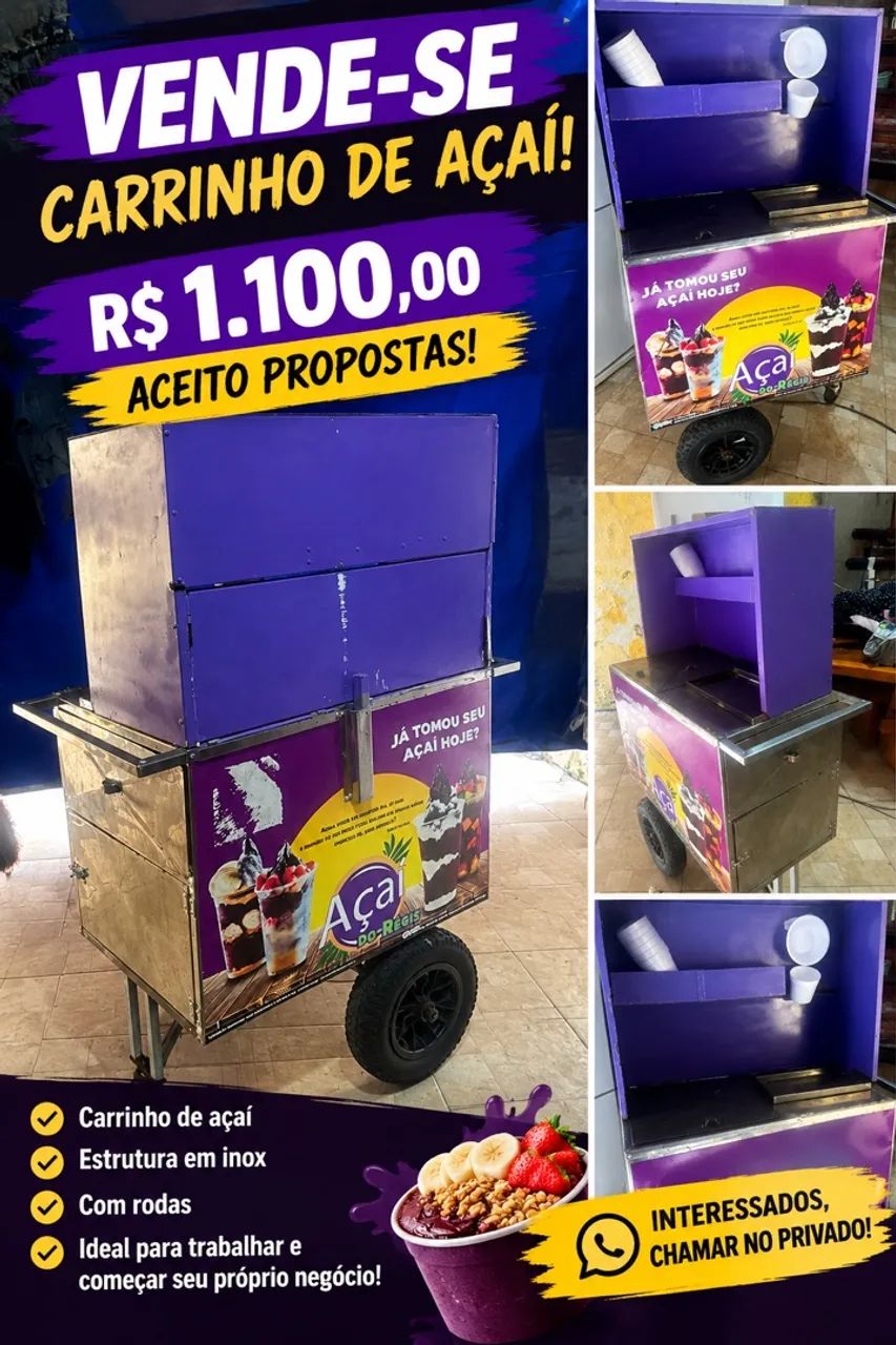 Carrinho de açaí 