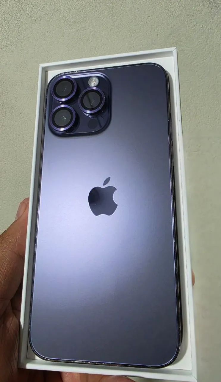 iPhone 14 Pro Max Apple (128GB) Roxo-profundo - Celulares e