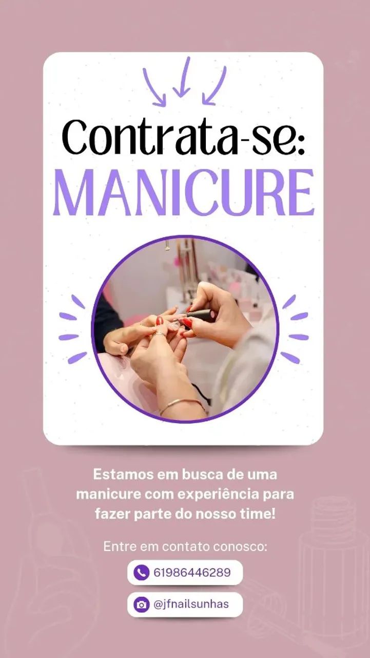 Contrato manicure para Vicente Pires