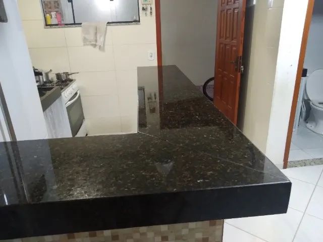 Balcao de granito, medindo 220x40 ,180x40 cm ,balcao em L.  - Foto 3