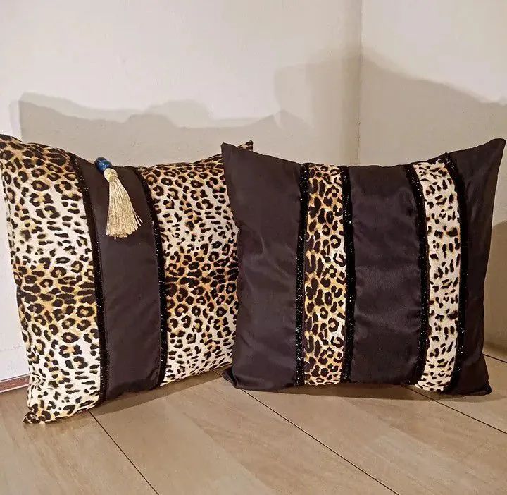 Almofadas decorativas 40×40. Diversas padronagens e tecidos. - Foto 3