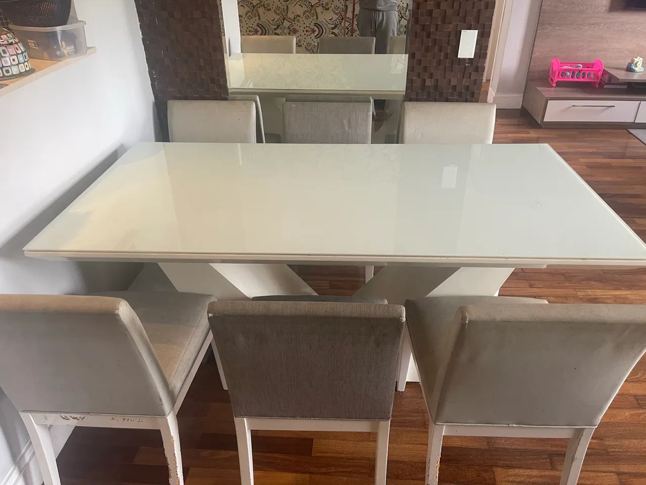 Mesa de 6 lugares marca Dunelli  - Foto 2