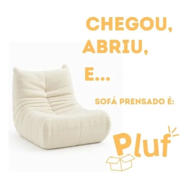 Poltrona Togo Bouclé  D33  (Expansível)   Produto Novo - Pronta Entrega - Foto 3