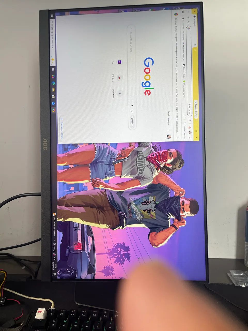 Monitor gamer 24 polegadas 180hz aoc - Foto 4