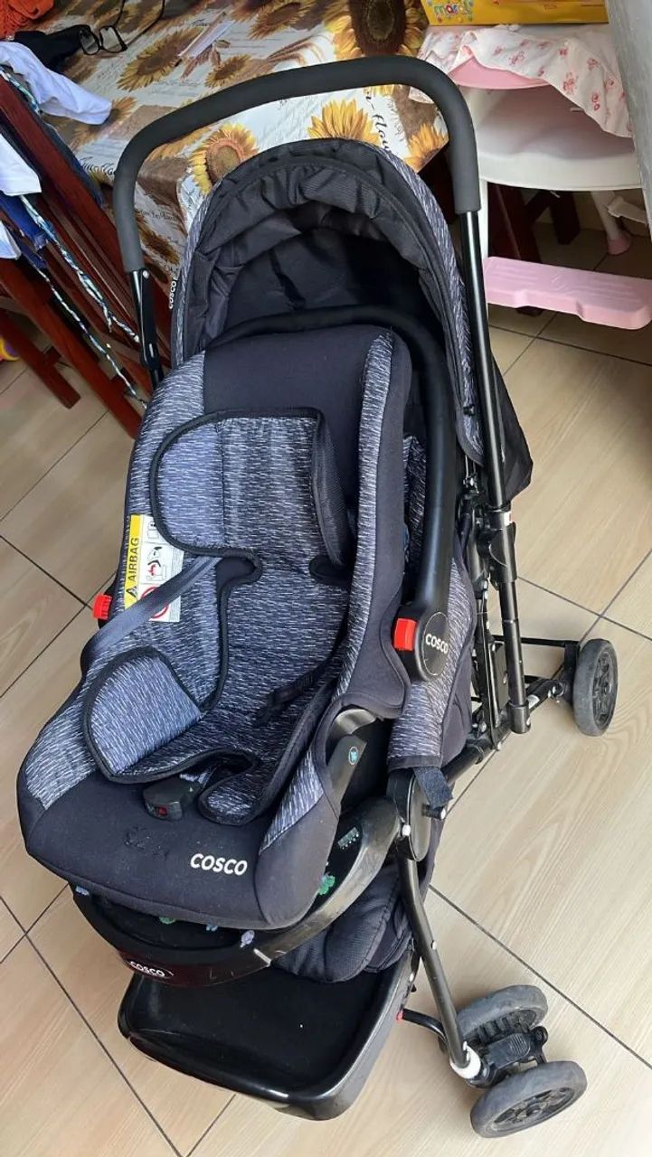 Carrinho de bebê + bebê conforto  - Foto 3