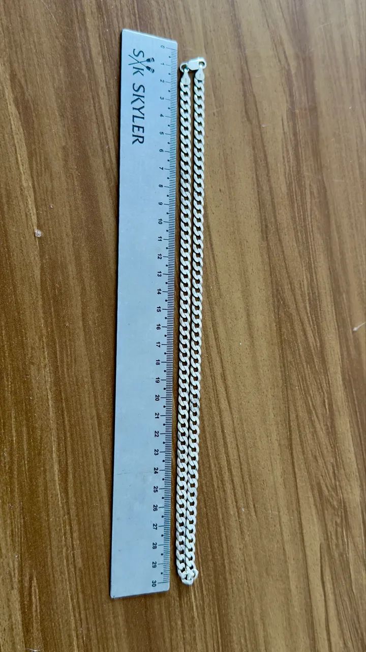 Cordão de prata 925 - Foto 2