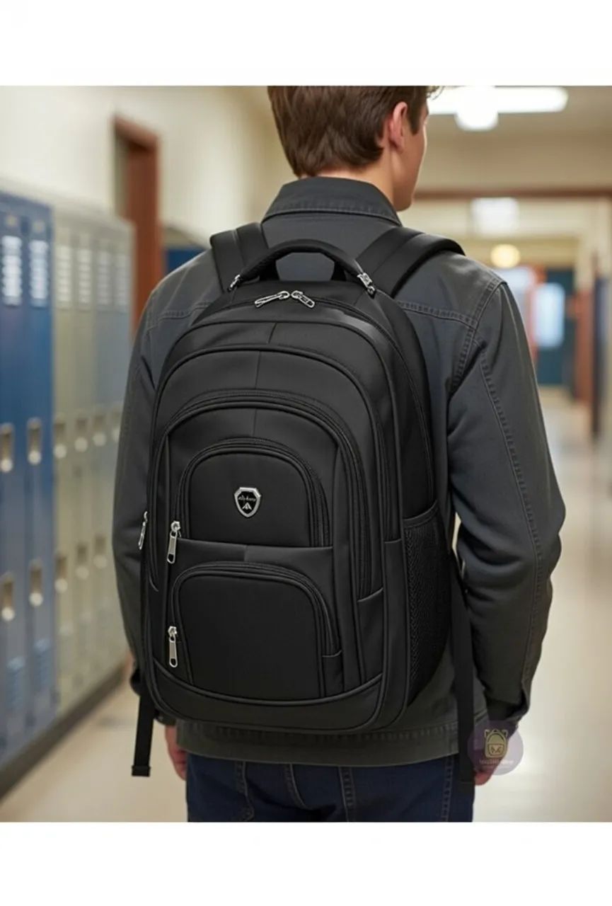 Mochila Escolar Juvenil Adulta Reforçada Impermeável Cabo de Aço