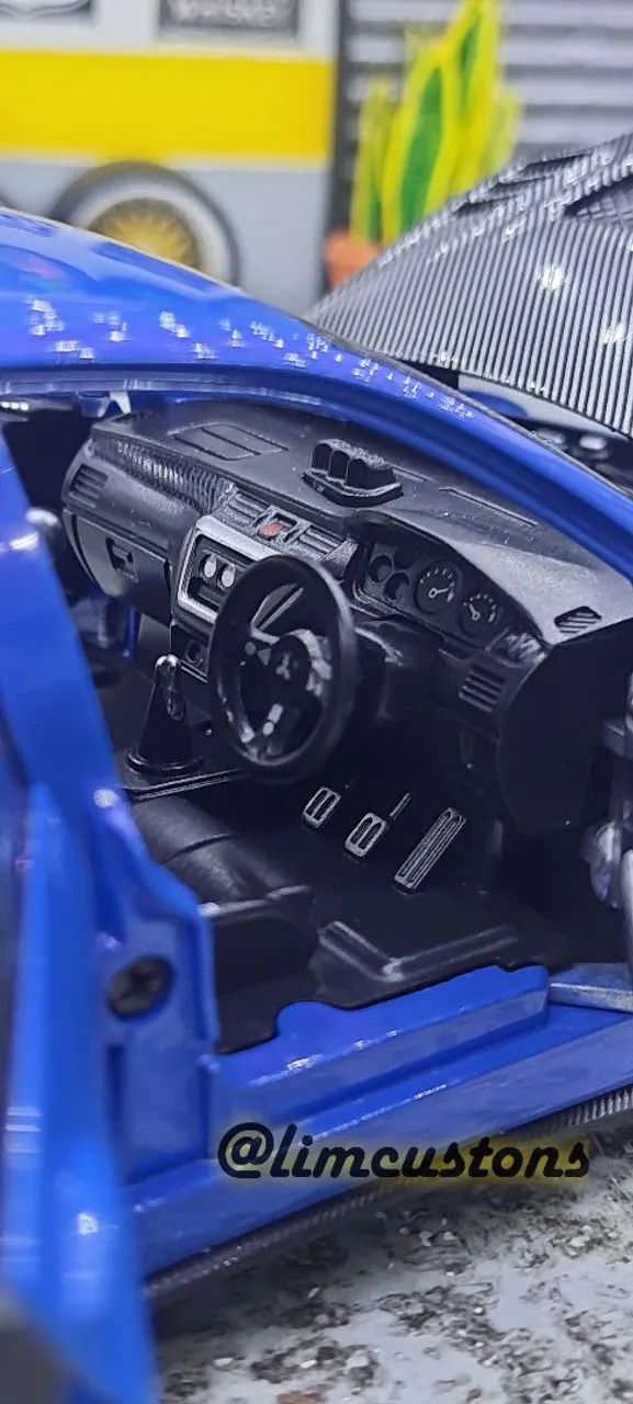 Mitsubishi evo Drift Miniatura 1:24 Alloy Models  - Foto 3