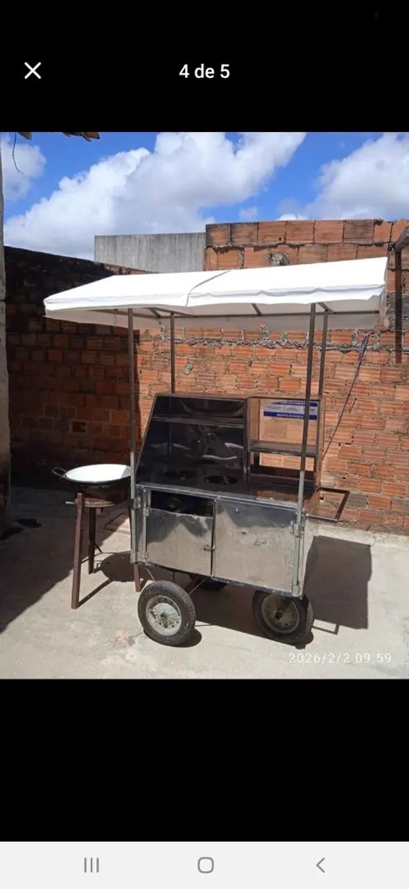 Carrinho de Lanche/cachorro quente/ frituras 