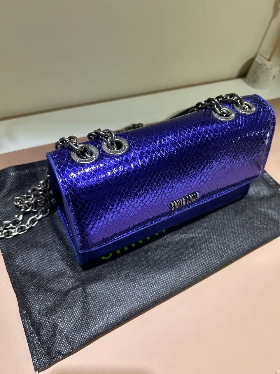 Bolsa Santa Lolla - Roxo cintilante  - Foto 3