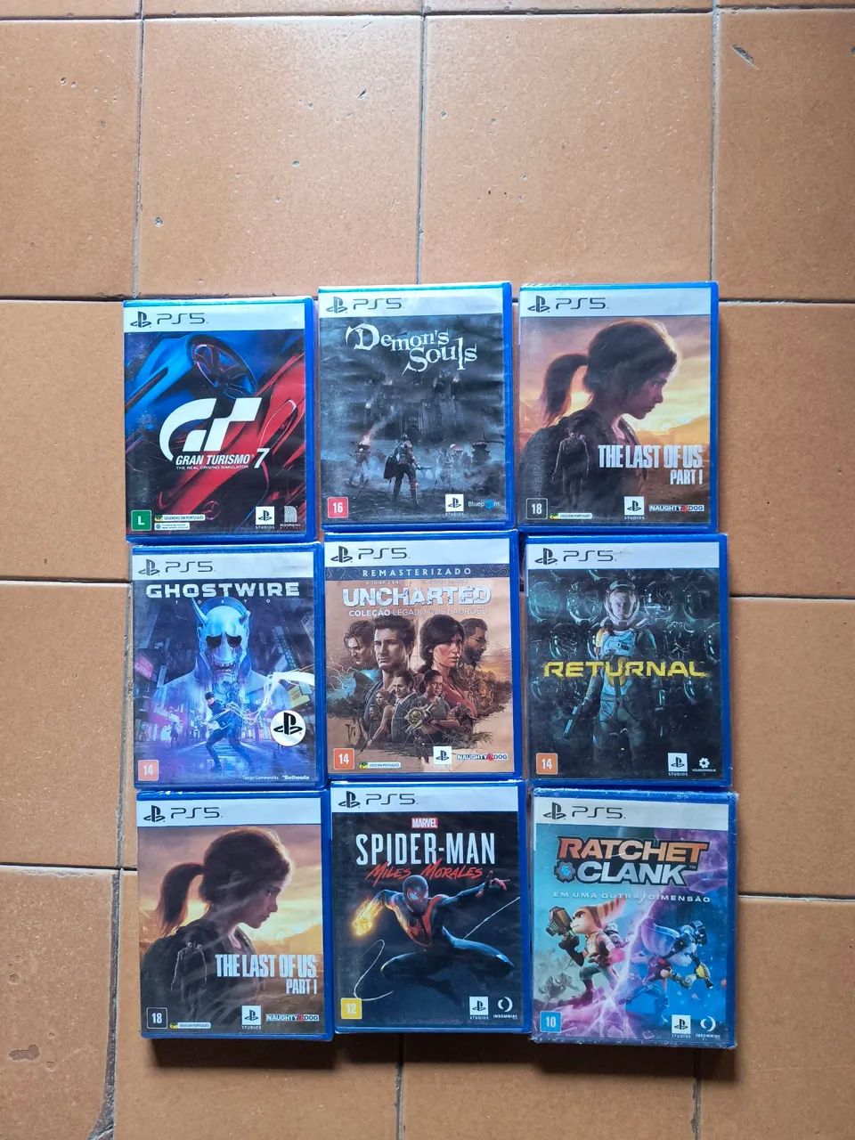 vendo jogos de PS5 novos e semi novos 