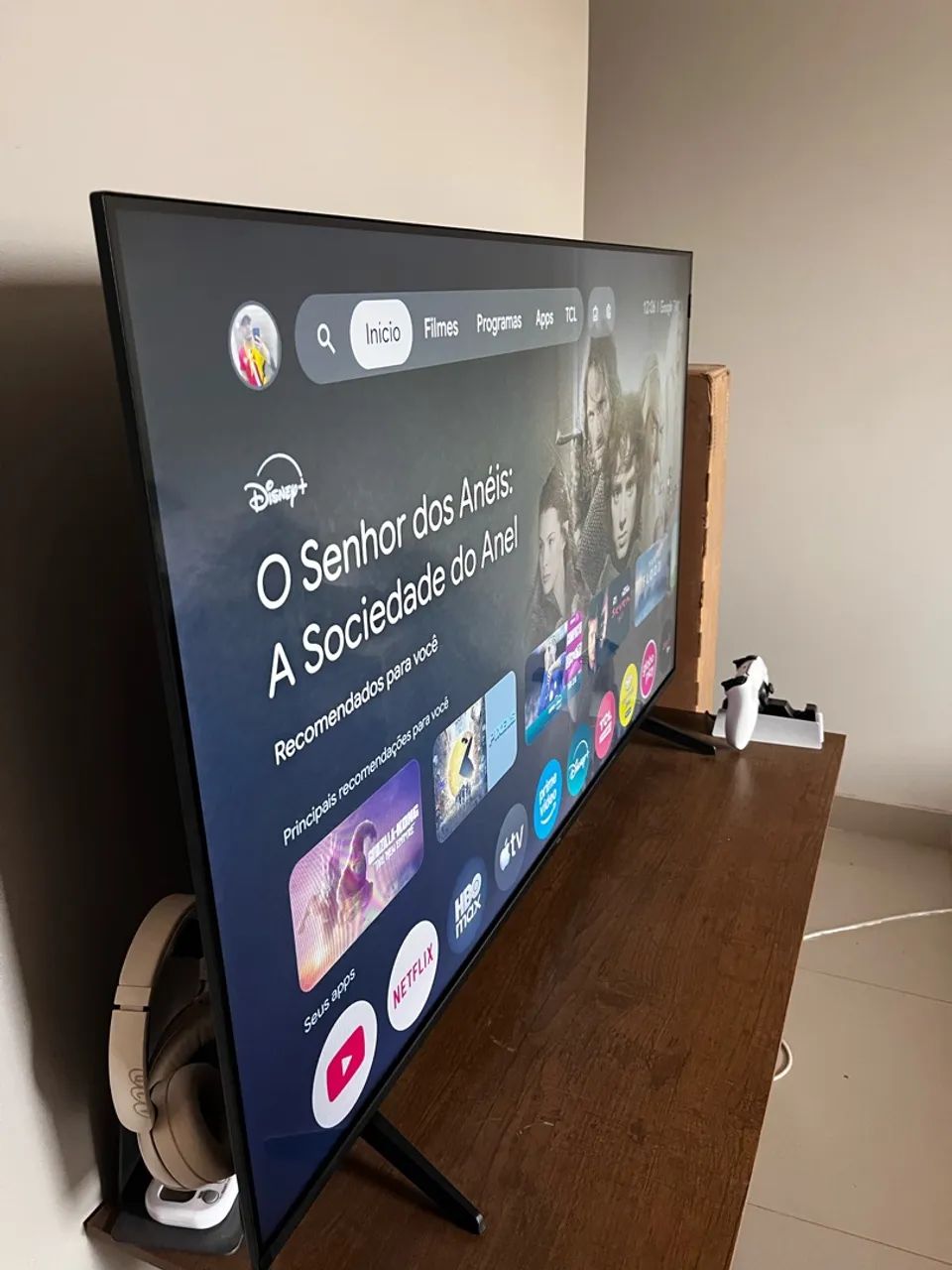 Smart Tv Tcl 50 Polegadas Qled 4k P7L - Foto 3